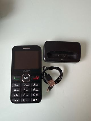 Teléfono Móvil Alcatel Negro