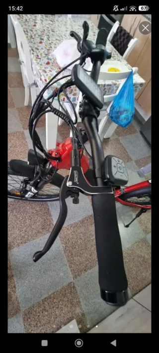 Bicicleta eléctrica Crazybird Seta Roja