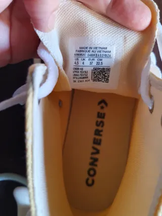 Converse platform amarillas T.37 (como 38) NUEVAS