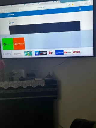 Televisor Samsung Smart TV Negro 55"