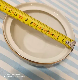 Ciotola Zeh Scherzer Bavaria Oro e Bianco