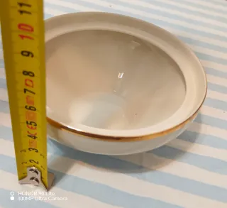 Ciotola Zeh Scherzer Bavaria Oro e Bianco