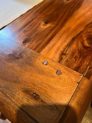 Conjunto comedor rústico madera