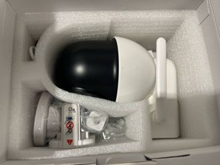 Cámara de vigilancia exterior AOSU con panel solar