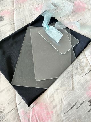 Tablas de metacrilato para doblar ropa