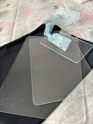 Tablas de metacrilato para doblar ropa