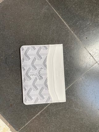 Portafoglio Goyard Bianco