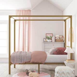 Somier Dosel Metálico 90x190cm Dorado