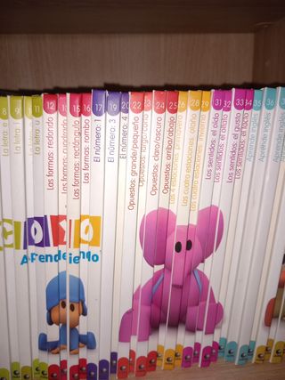 Libros de la colección de pocoyo (números alternos