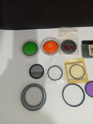 Lote filtros  cámaras foto