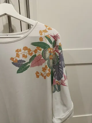 Camiseta Talla 4XL Estampado Floral