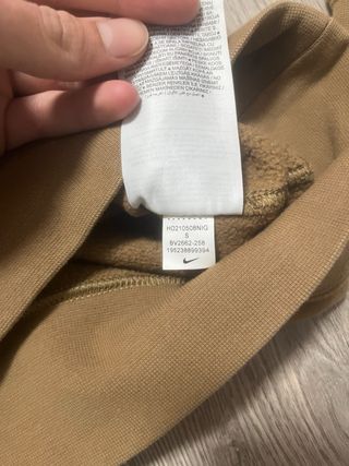 Sudadera Nike Hombre Marrón Algodón Calentita