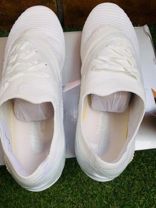 Botas de fútbol Nike Phantom Plata/Blanco