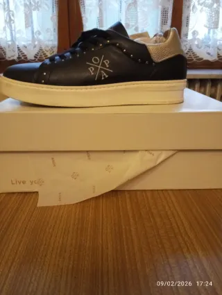 Zapatillas Popa Negras Talla 40