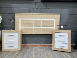 CABECERO KIARA + MESITAS DE NOCHE