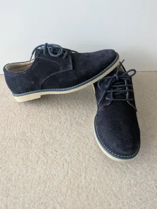 Zapatos niño comunión azul marino