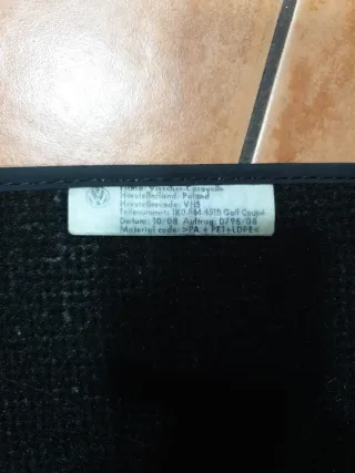 Alfombrillas coche negras