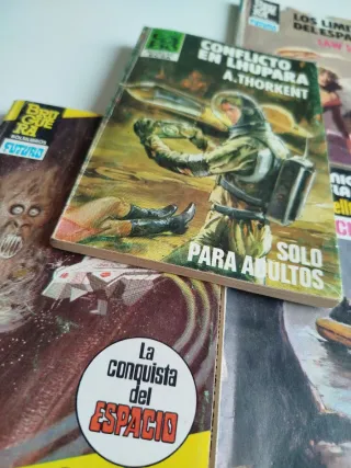 Lote 4 libros ciencia-ficción