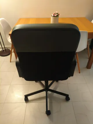 Silla de oficina Ikea Renberget Negra