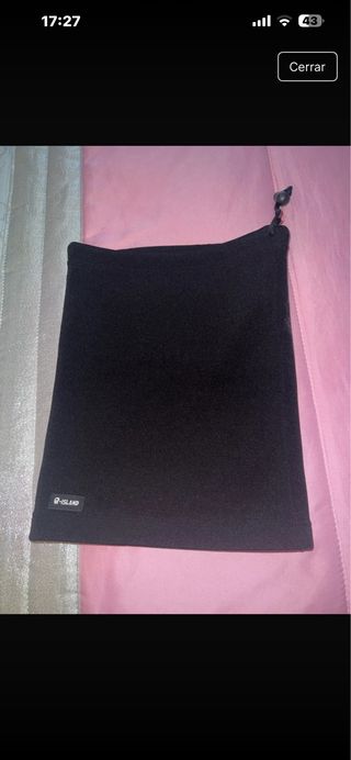 Bufanda cuello G-ISLAND negra