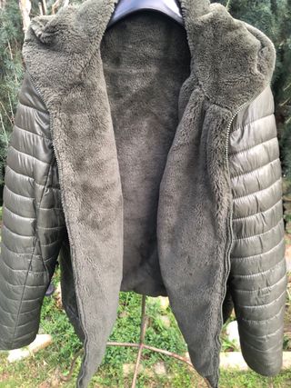 Abrigo acolchado reversible XXL