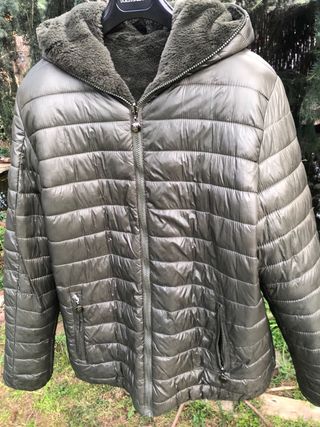 Abrigo acolchado reversible XXL