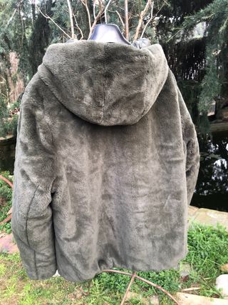 Abrigo acolchado reversible XXL