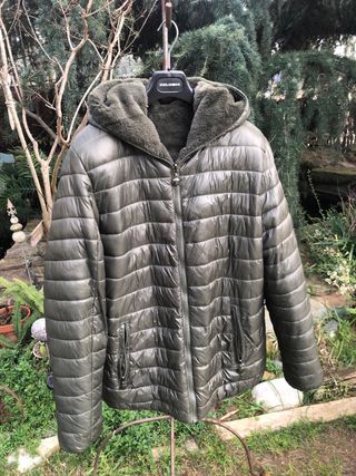 Abrigo acolchado reversible XXL