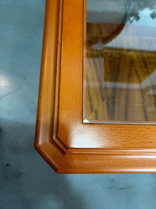 Pareja de Mesas Auxiliares de Lujo - Madera Noble