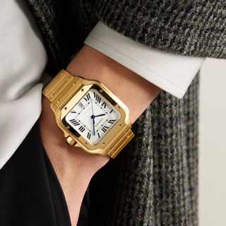 Cartier Santos Oro Amarillo WGSA0029 Nuevo