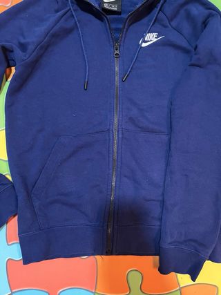 Sudadera Nike Azul con Cremallera