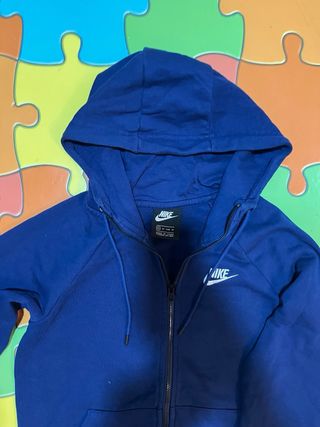 Sudadera Nike Azul con Cremallera