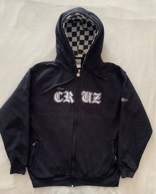 Sudadera Santa Cruz Cremallera Talla XL Negra