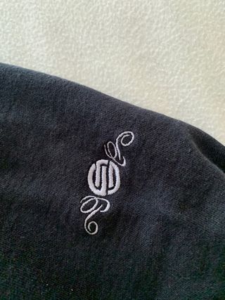 Sudadera Santa Cruz Cremallera Talla XL Negra