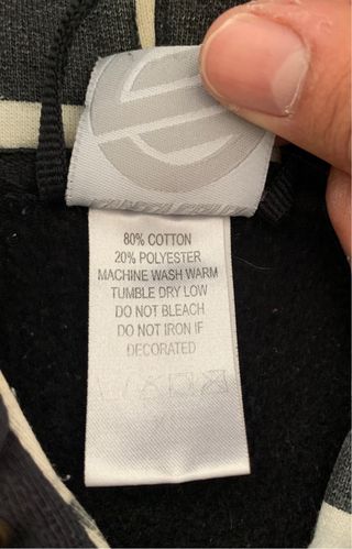 Sudadera Santa Cruz Cremallera Talla XL Negra