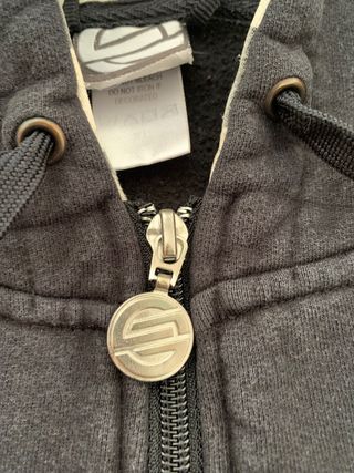 Sudadera Santa Cruz Cremallera Talla XL Negra