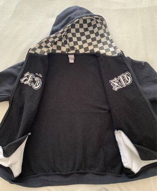 Sudadera Santa Cruz Cremallera Talla XL Negra