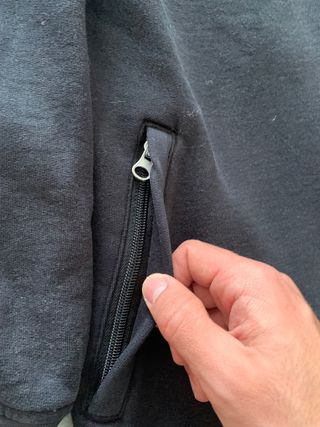 Sudadera Santa Cruz Cremallera Talla XL Negra