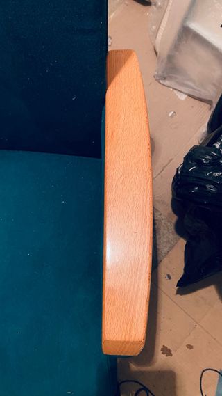 Silla de oficina tela y madera