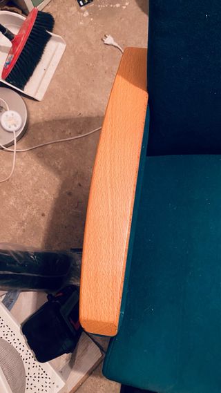 Silla de oficina tela y madera