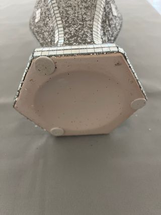 Jarrón Decorativo Plateado