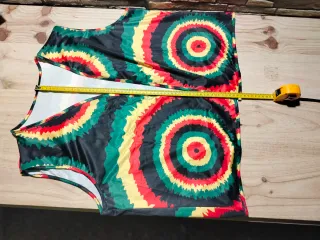 HESTYA Disfraz de Hippie de Carnaval para Adultos