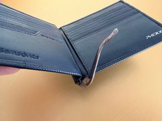 Cartera Samsonite Pro-DLX 6 piel azul con RFID