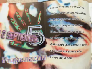 Flyers Discoteca Coliseum. 5° Aniv + Navidad. 1998