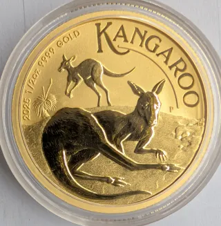 Moneda Oro 50 Dólares Australia Charles III