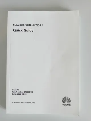 Inversor Huawei y caja de transferencia