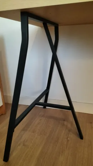 Mesa Escritorio Ikea Tablero Madera Patas