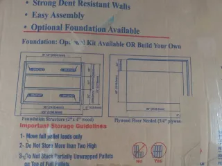 Caseta metálica color madera 8x6 Duramax