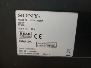 Televisión Sony BRAVIA Negra