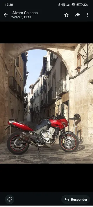 Honda CBF600 ABS etiqueta c